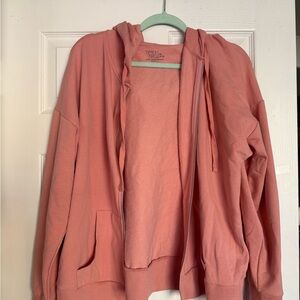 Time and Tru Peach/Orange Hoodie